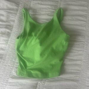 Green Lulu Tank top , Size 0. Great condition